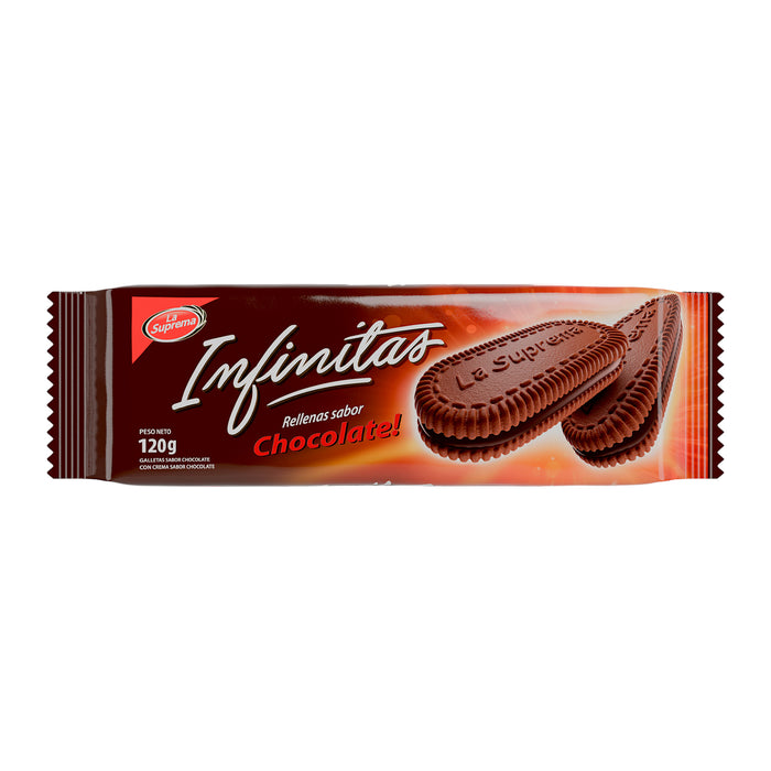 La Suprema Infinitas Galleta Rellena X 120Gr Chocolate