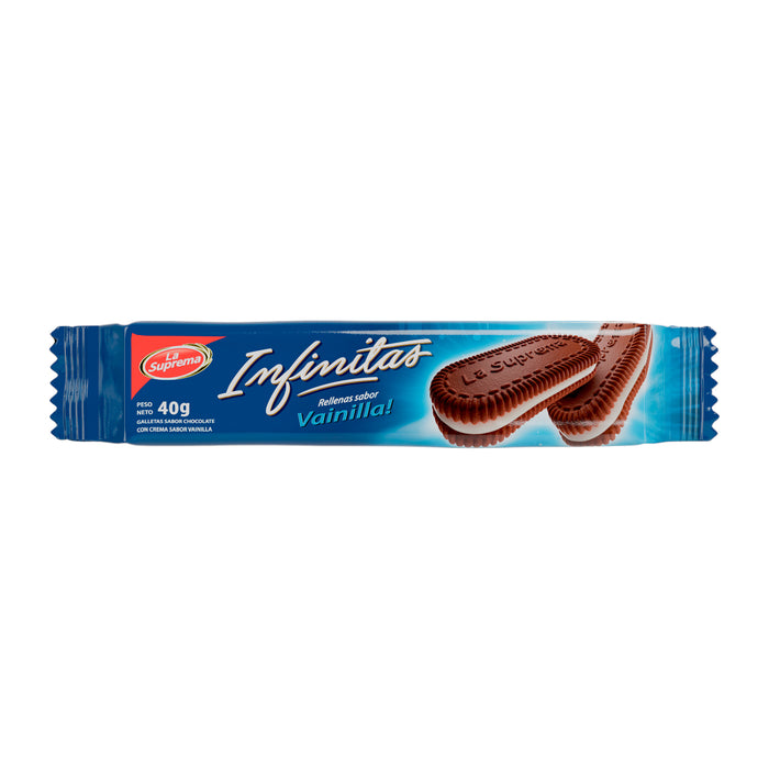 La Suprema Infinitas Galleta Rellena X 40Gr Vainilla