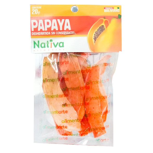 Nativa Fruto Deshidratado Papaya X 20G