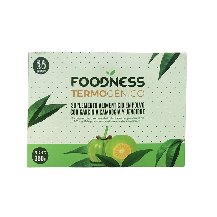 Suplemento Foodness Termogénico Caja X 360Gr Jengibre