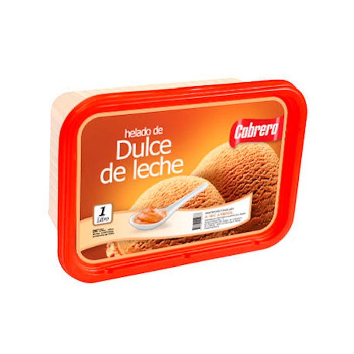 Cabrera Dulce De Leche Heladon X 1 L