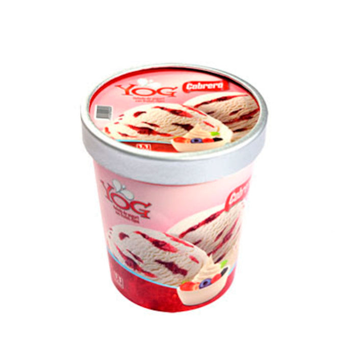 Cabrera Yog Frutos Rojos Helado X 1 L