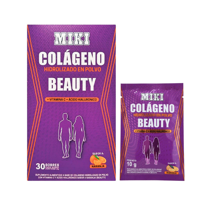 Colágeno Miki Beauty Sabor Naranja X 10G
