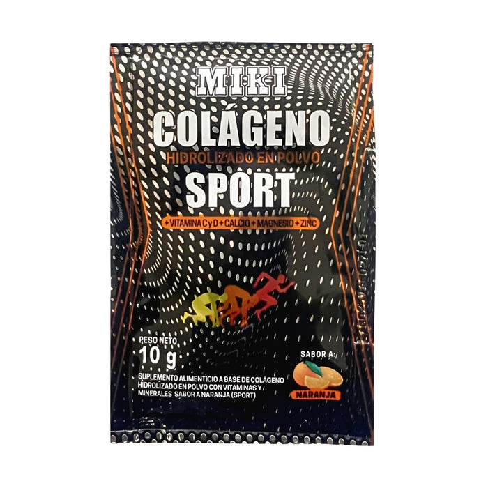 Colágeno Miki Sport Sabor Naranja X 10G