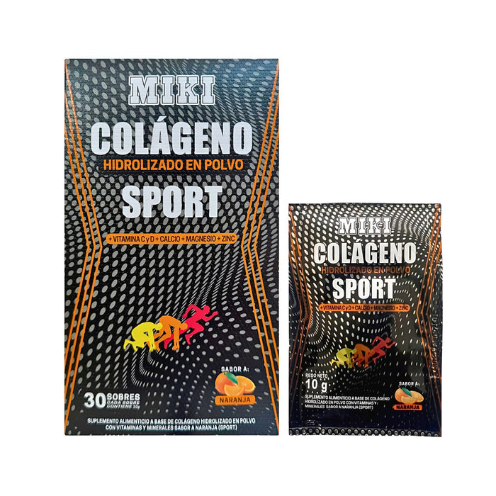 Colágeno Miki Sport Sabor Naranja X 10G