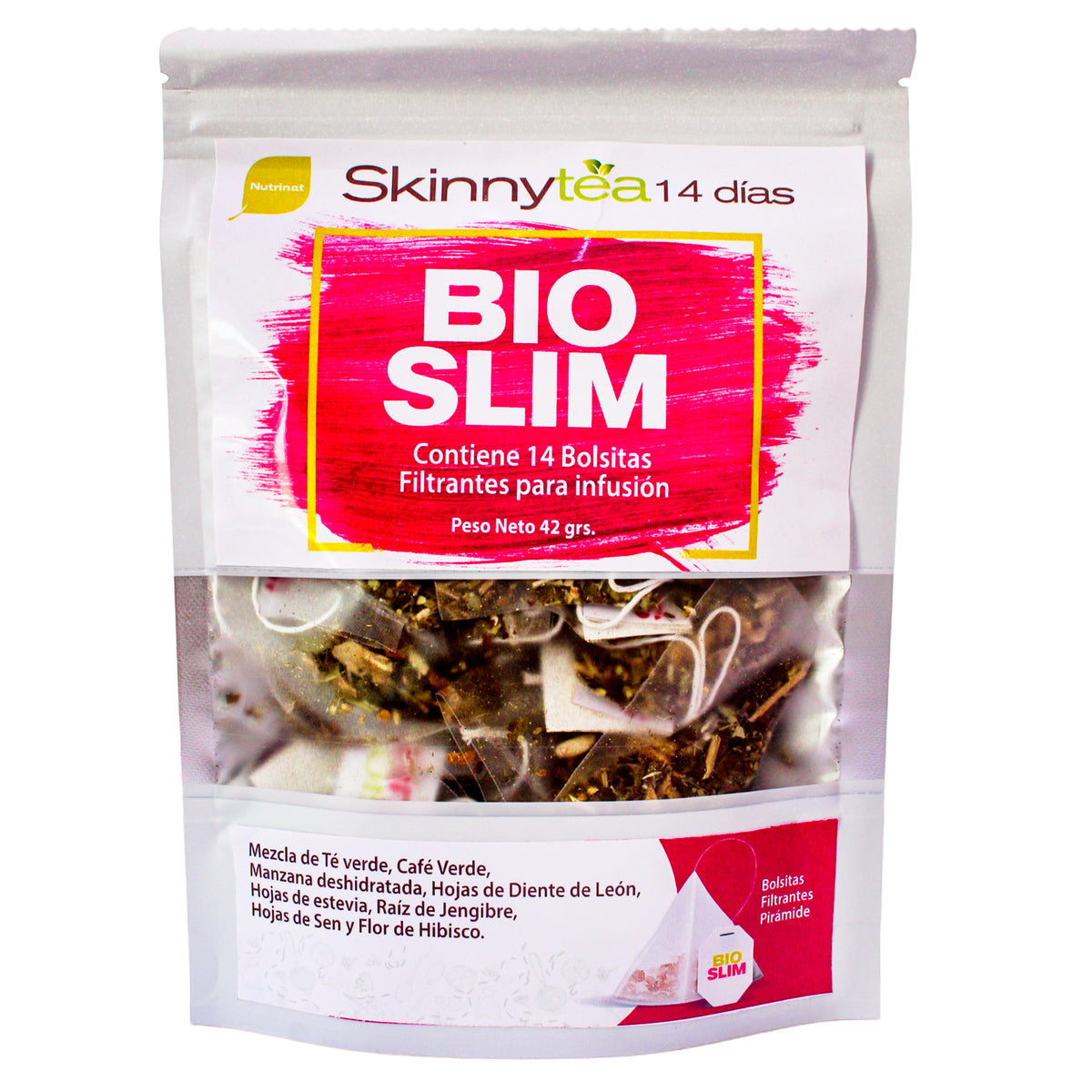 Té Nutrinat Bio Slim Filtrantes Para Infusión X 14 Unidades— Farmacorp