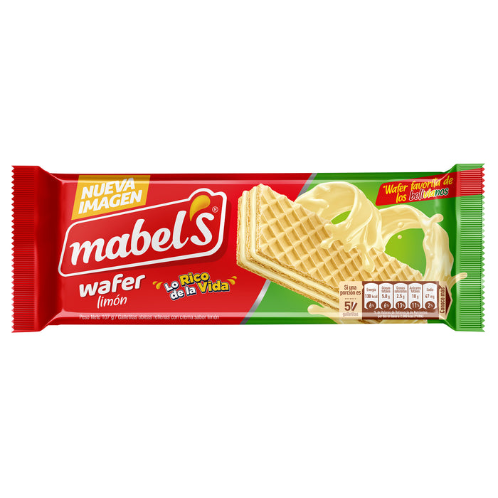 Mabels Wafer Galleta Limon X 107G