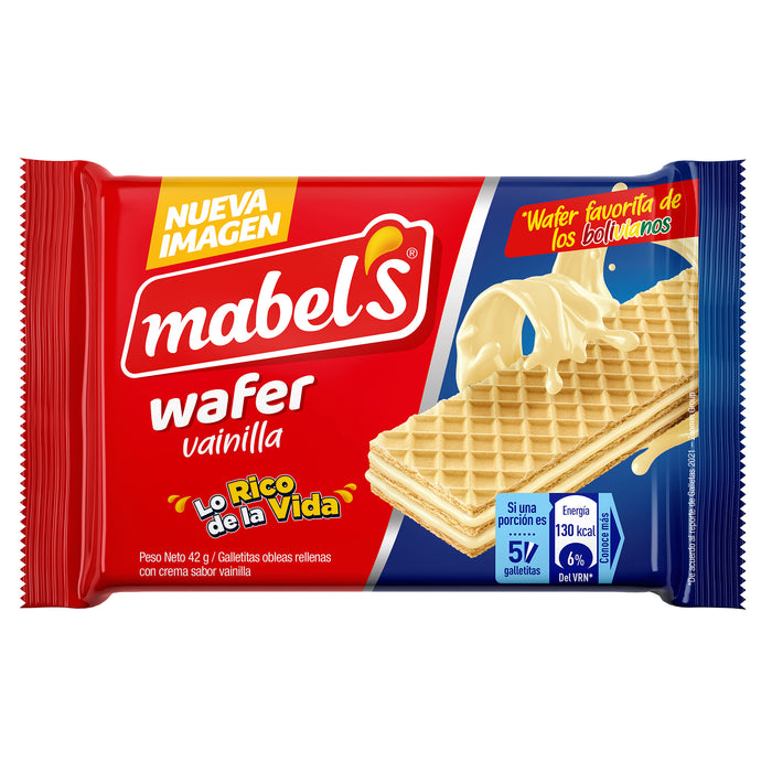 Mabels Wafer Galleta Vainilla X 42G