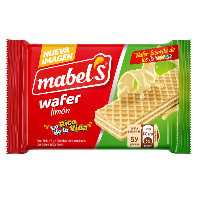 Mabels Wafer Galleta Limon X 42G