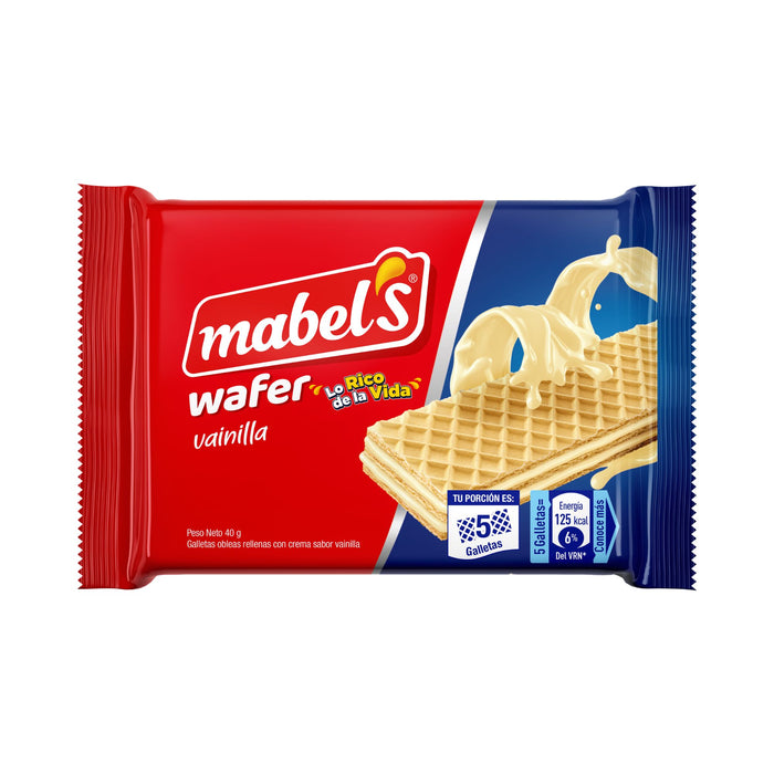 Galleta Mabels Wafer Sabor Vainilla X 40G