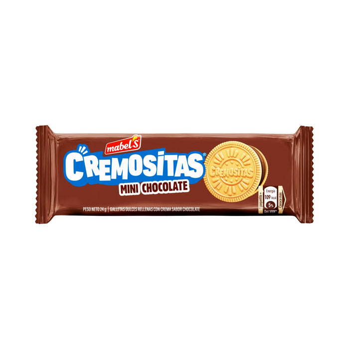 Mini Galleta Cremositas Chocolate X 24G