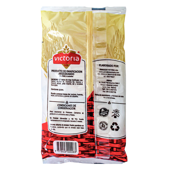 Bizcocho Victoria Blanco X 4 Unid