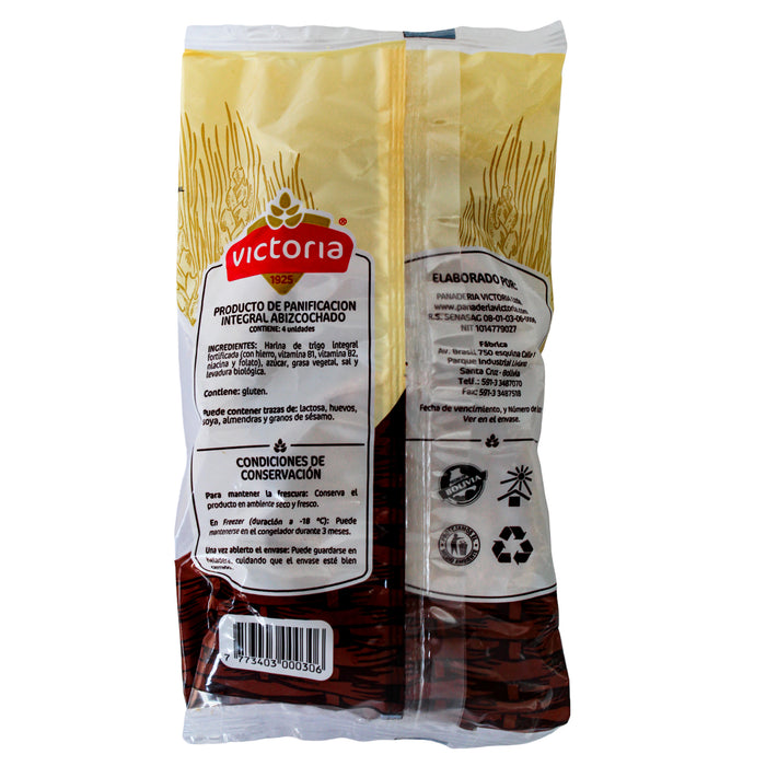 Bizcocho Victoria Integral X 4 Unid