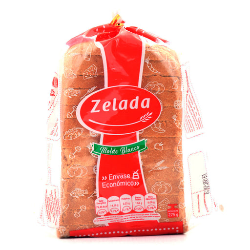 Zelada Pan Molde Blanco Larga Vida X 275G