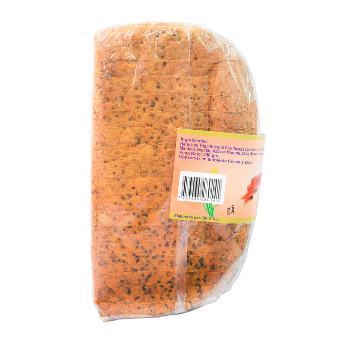 Bread King Pan Molde Con Chia Empaquetado X Bolsa