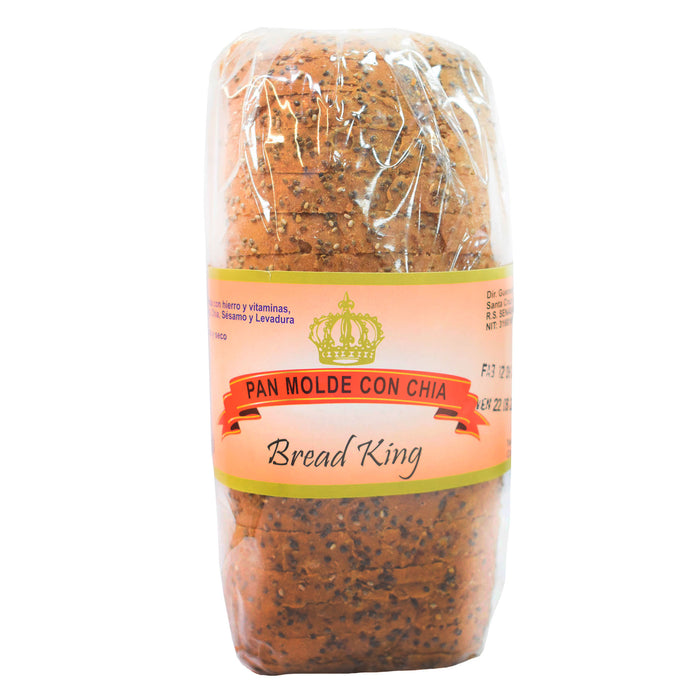 Bread King Pan Molde Con Chia Empaquetado X Bolsa