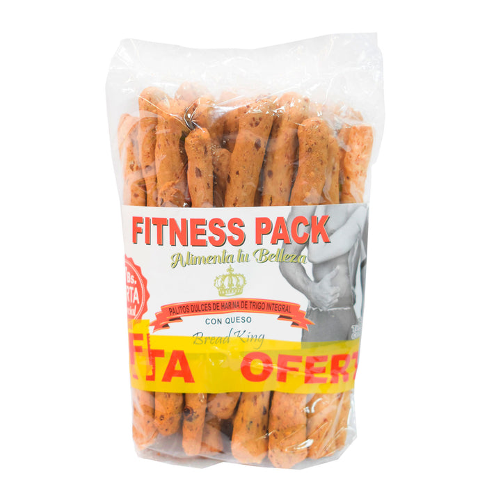 Bread King Fitness Pack Palitos Integrales Con Queso X Pack