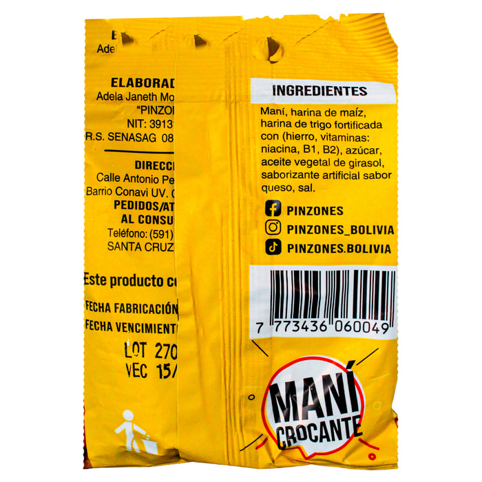 Mani Frito Pinzones Queso X 40G