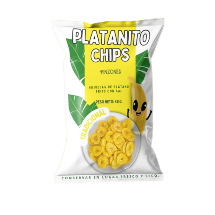 Platanito Chips Pinzones Tradicional X 40G