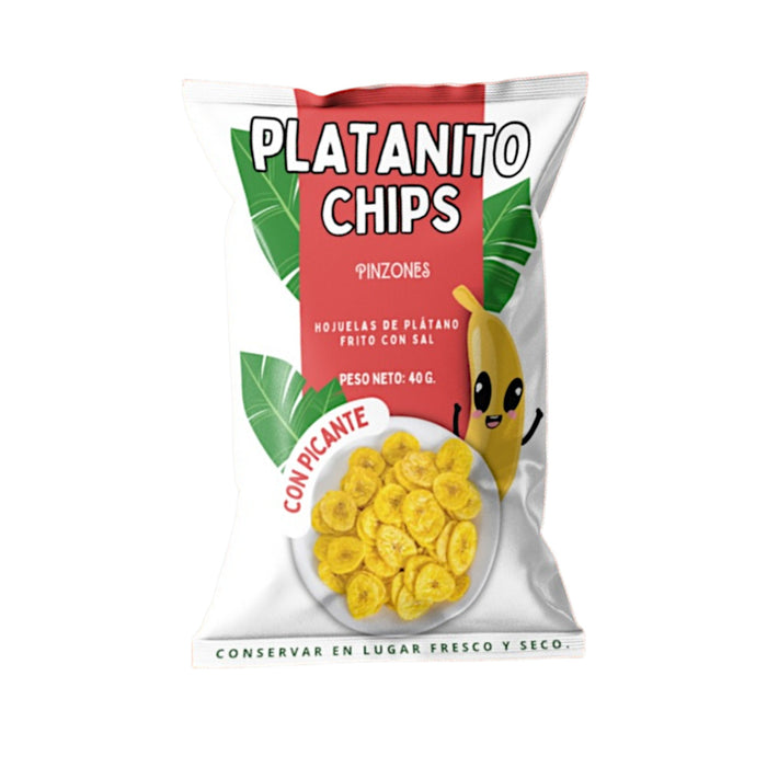 Platanito Chips Pinzones Picante X 40G