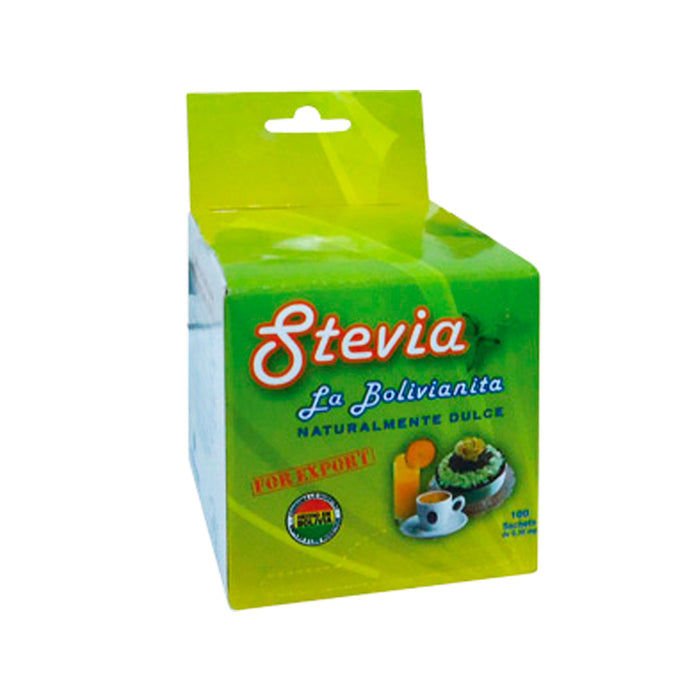Stevia La Bolivianita Edulcorante X 100 Unidades