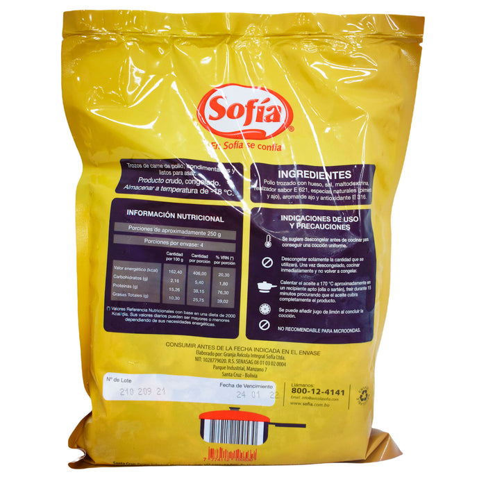 Chicharrón De Pollo Sofía 1 Kg Aprox.