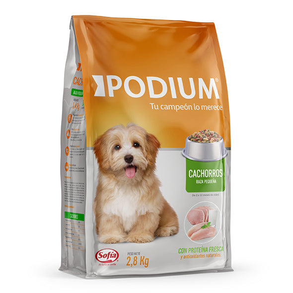 Alimento Podium Cachorro Raza Pequeña X 2.8Kg