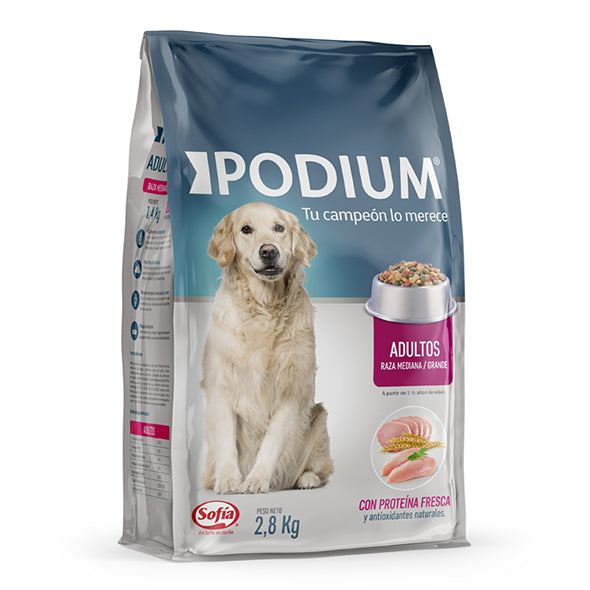 Alimento Podium Adulto Raza Mediana Grande X 2.8Kg