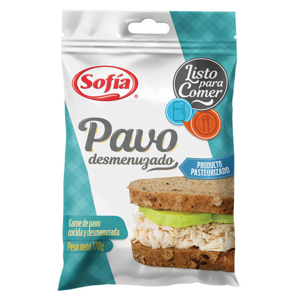 Sofia Pavo Desmenuzado Cocida X 170G
