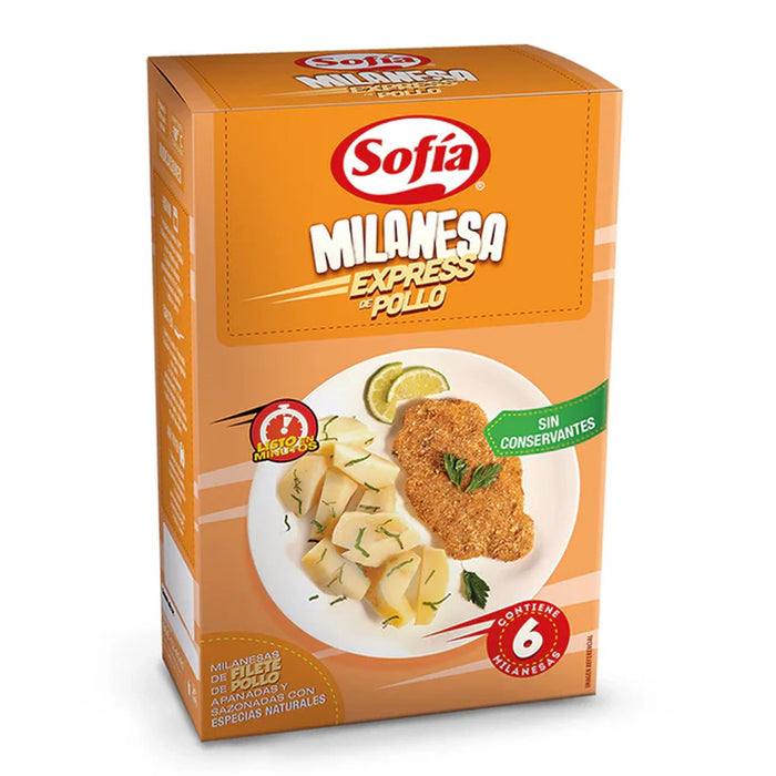 Milanesa Express De Pollo Sofía Caja 6 Unidades