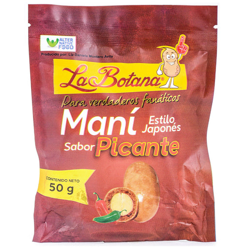 La Botana Mani Sabor Picante X 50G