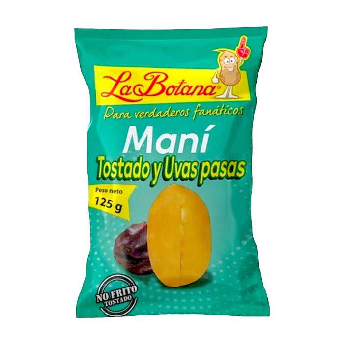 Maní La Botana Sabor Uvas Pasas X 125G