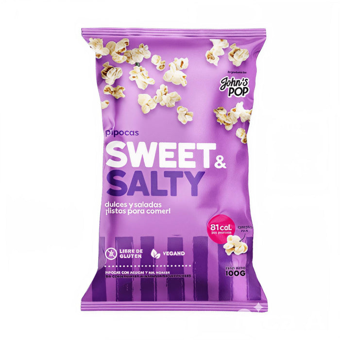 Pipocas Johns Pop Sweet Salty Bolsa X 100G