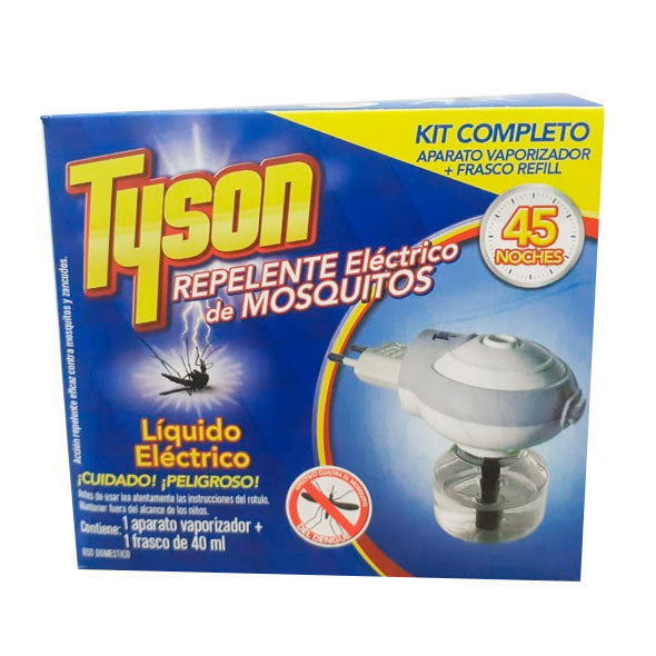 Tyson Kit Repelente Electrico Vaporizador+Repuesto X Set