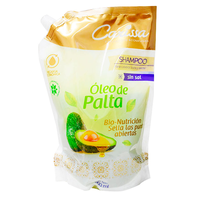 Carissa Shampoo Doypack Oleo De Palta Sin Sal X 900Ml