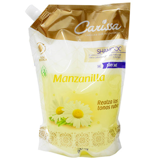 Shampoo Carissa Manzanilla Sin Sal Doypack X 900Ml