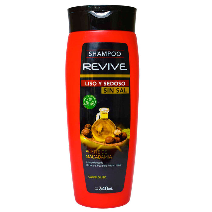 Revive Shampoo Liso Y Sedoso Sin Sal X 340Ml