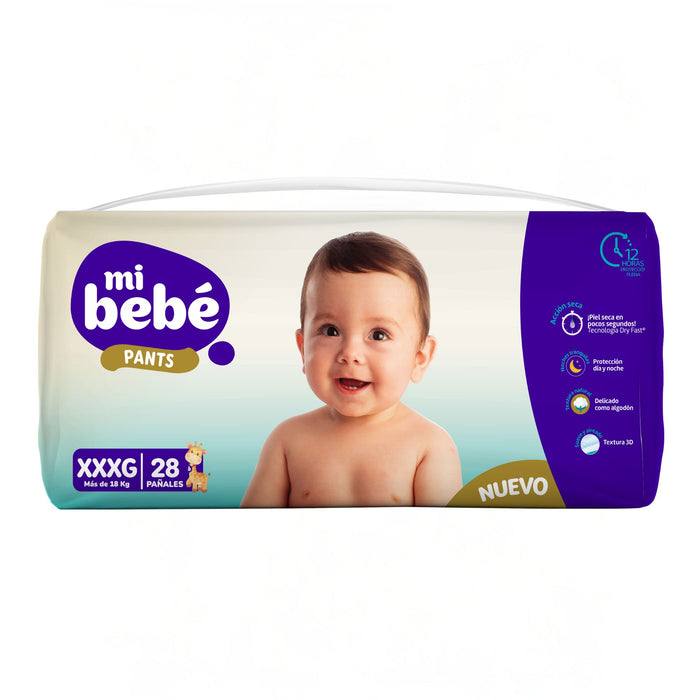 Pañal Mi Bebe Xxxg X 28 Unidades