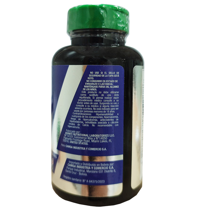 Metavit Calcio Magnesio Zinc Vitamina D3 Frasco X 90 Tabletas