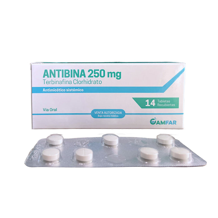 Antibina 250Mg Terbinafina X 14 Tabletas