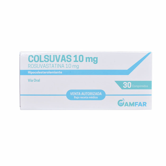 Colsuvas Rosuvastatina 10Mg X Comprimido