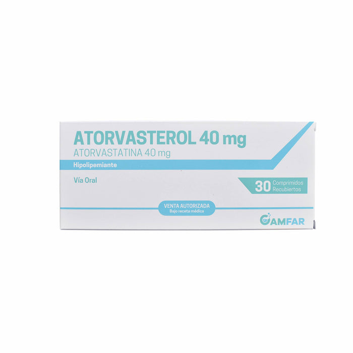 Atorvasterol Atorvastatina 40Mg X Comprimido
