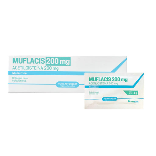 Muflacis 200Mg Acetilcisteína X Sobre