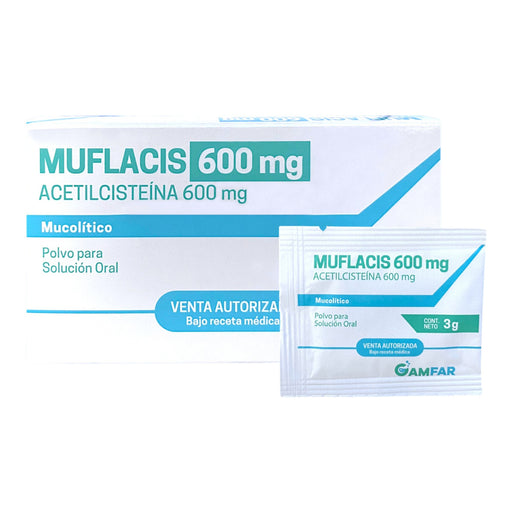 Muflacis 600Mg Acetilcisteína X Sobre