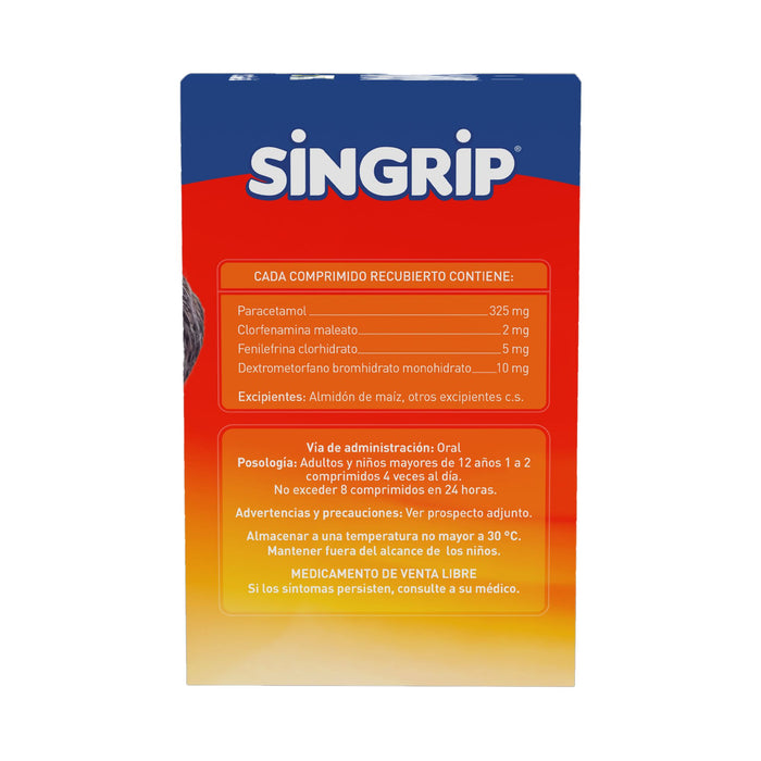 Singrip Antigripal X Comprimido