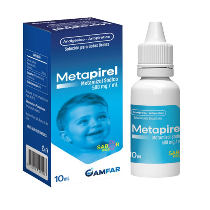 Metapirel 500Mg Metamizol Gotas X 10Ml