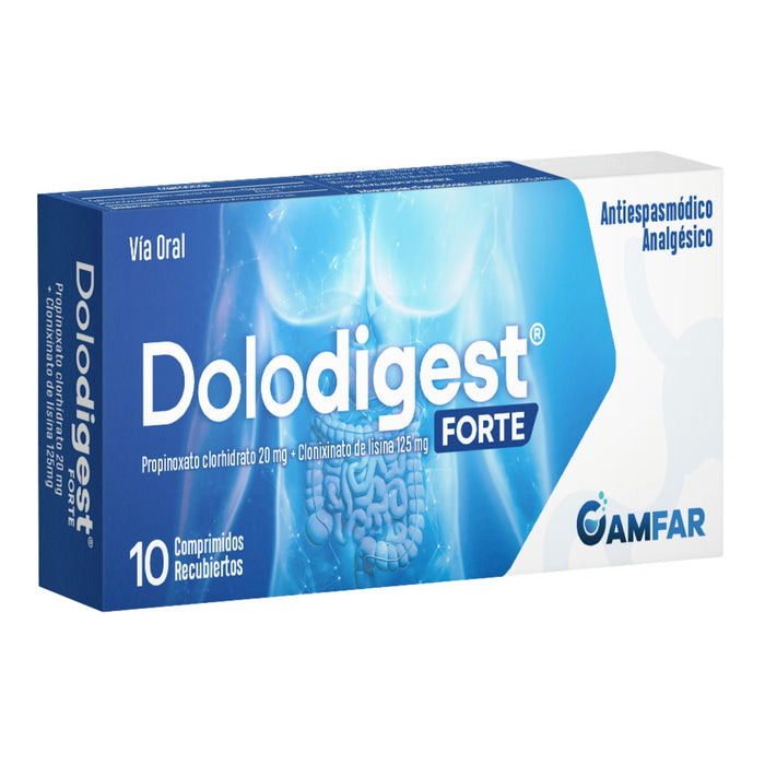 Dolodigest Forte 20Mg Propinoxato /125Mg Clonixinato X Comprimido