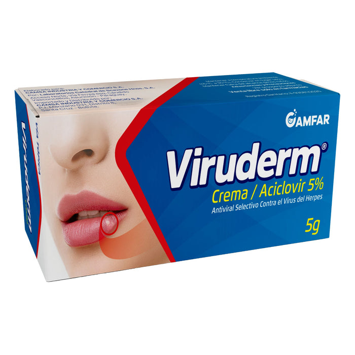 Viruderm 5% Aciclovir Crema X 5Gr