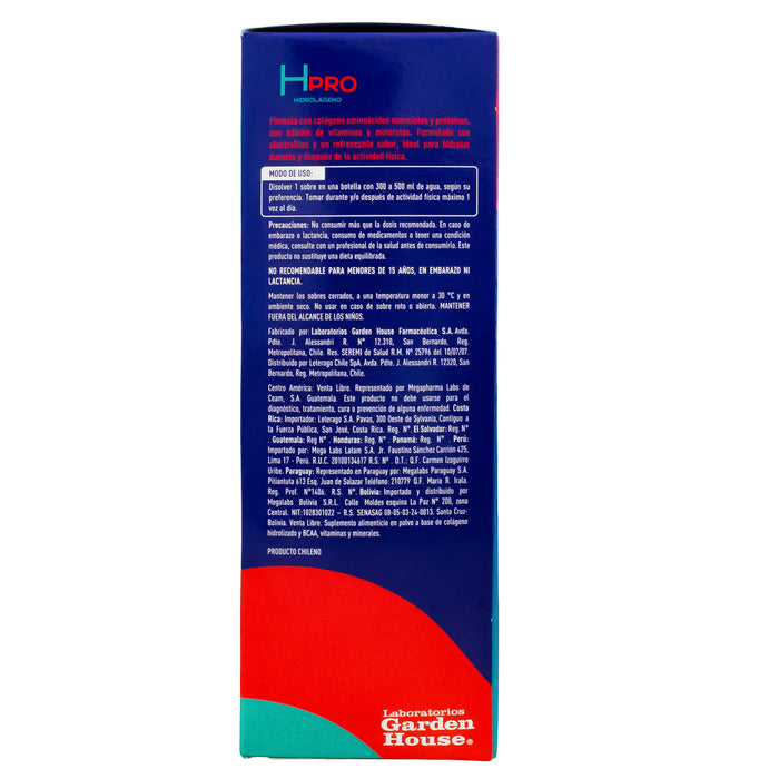 Colágeno Hidrolageno Hpro Pack Regalo X 30 Sobres