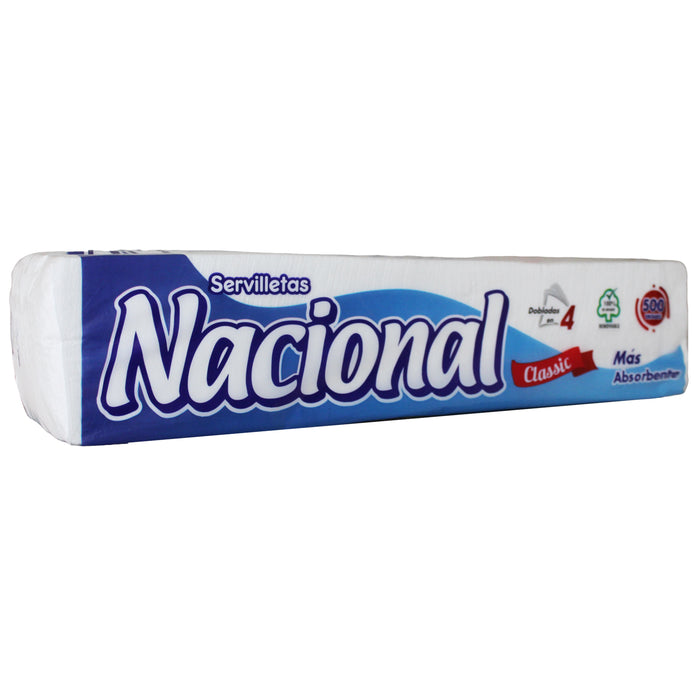 Servilletas Nacional Classic Paquete X 500 Unidades